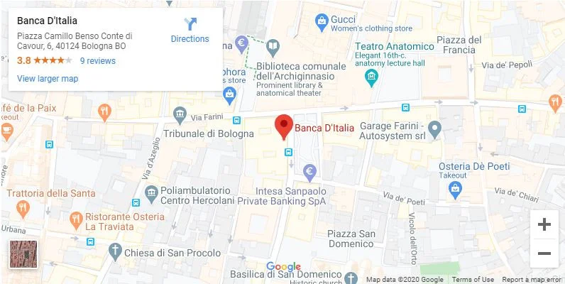 Banca d’Italia – filiale di Bologna