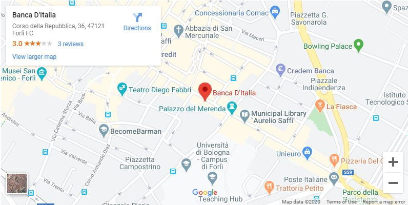Banca d’Italia – filiale di Forlì