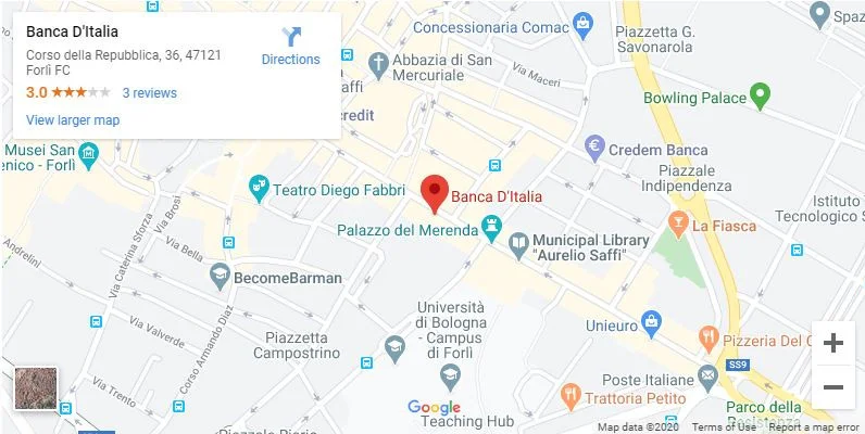 Banca d’Italia – filiale di Forlì