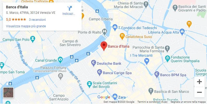 Banca d’Italia – filiale di Venezia